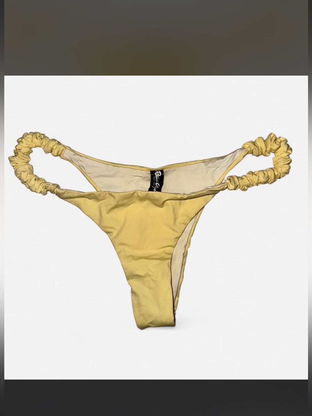 Reina Olga Yellow bikini bottoms Made in Italy